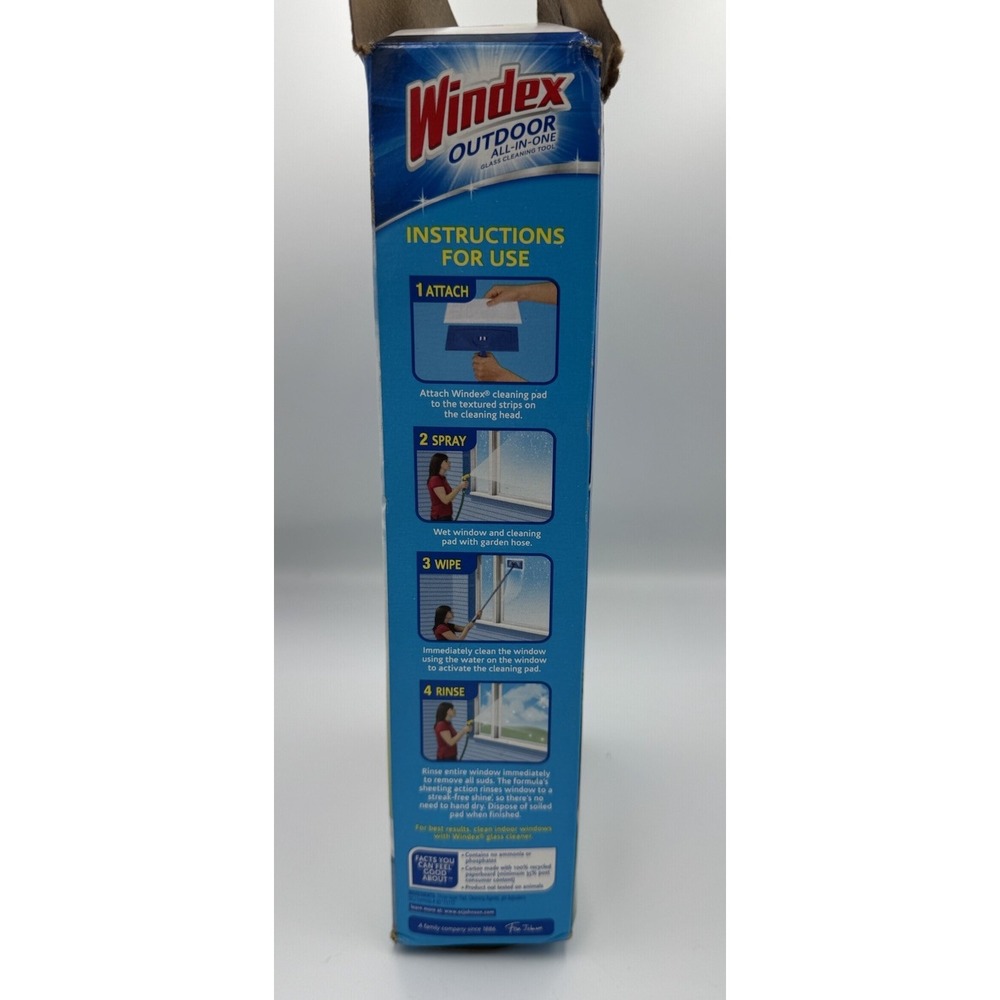 Windex Outdoor All In One Glass Window Cleaner Tool Starter Kit Open Box - Picture 2 of 4